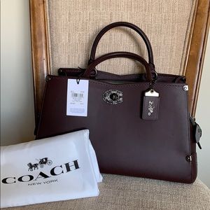 mason carryall with snakeskin detail